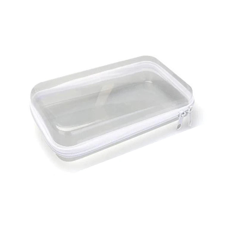 Clear Hard Shell Zipper Case (3 Pack)